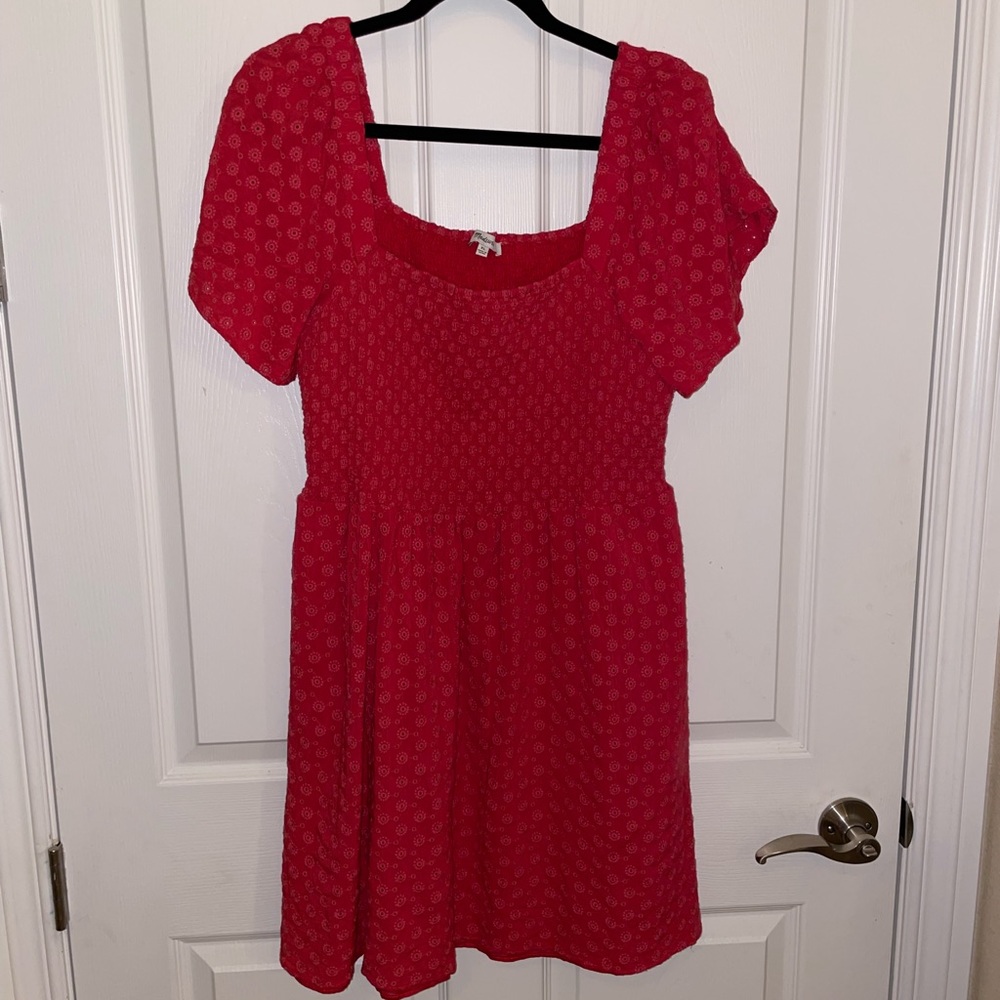 NWOT Madewell Red Sundress